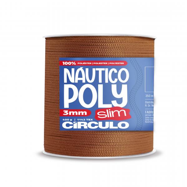 FIO NAUTICO POLY SLIM 3MM - COR 7087 BOMBOM